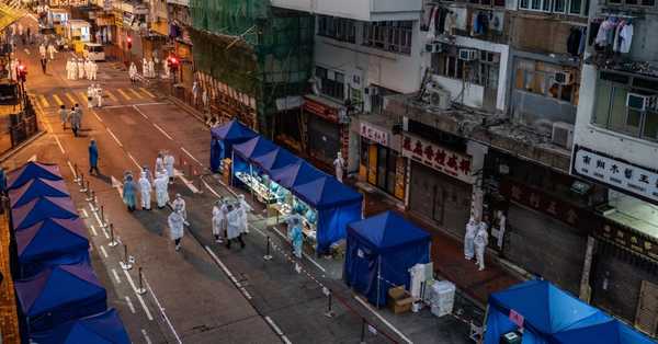 For the first time in the pandemic, parts of Hong Kong are under lockdown